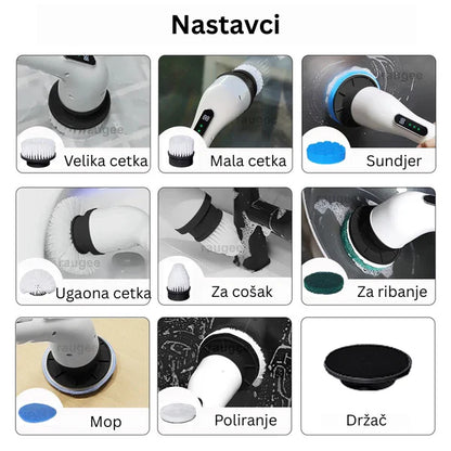 9 u 1 elektricna cetka za ciscenje