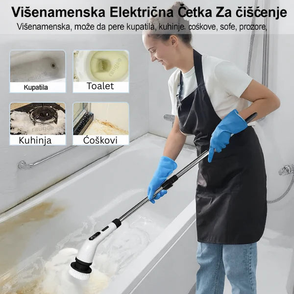 9 u 1 elektricna cetka za ciscenje
