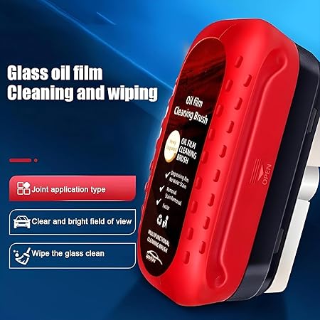 Cetka + sredstvo za ciscenje i zastitu stakla automobila