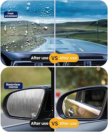 Cetka + sredstvo za ciscenje i zastitu stakla automobila