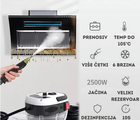 Prenosivi parocistac pod pritiskom