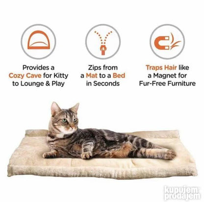 2u1 kucica + krevet za mace