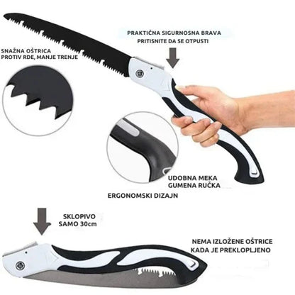 Sklopiva ručna testera – čelična oštrica