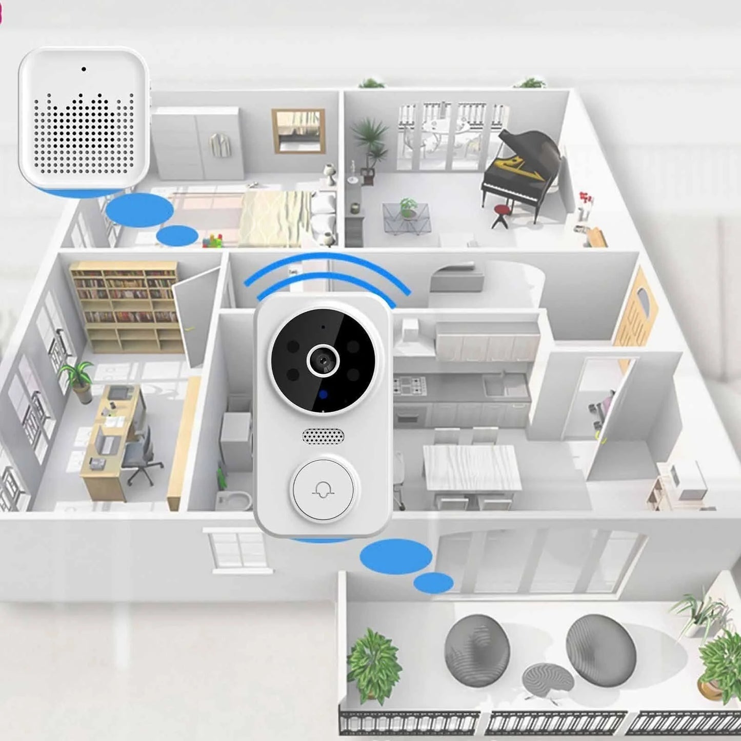 Pametno wi fi zvono sa kamerom